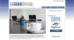 Desktop Screenshot of cisoexecnet.com